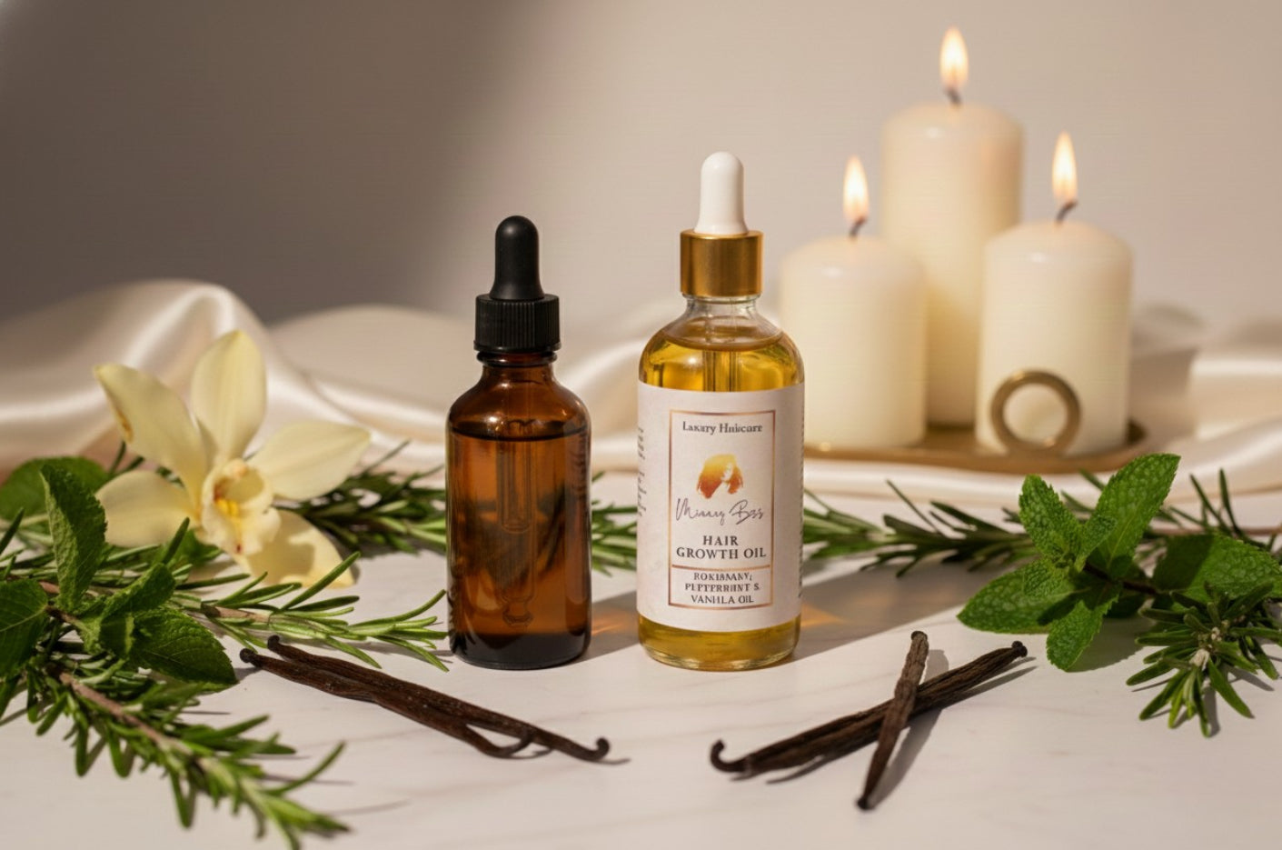 Rosemary, Peppermint & Vanilla Hair Growth Oil